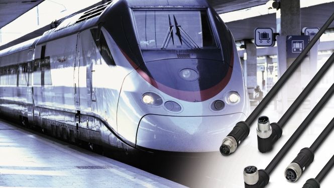 Godkända M12 kablage för järnvägsindustrin