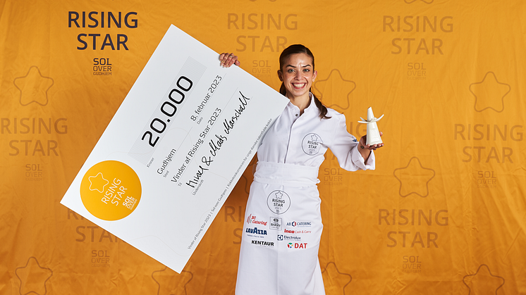 Rebecca Siri Corbo vinder kokkekonkurrencen for talenter - Rising Star 2023