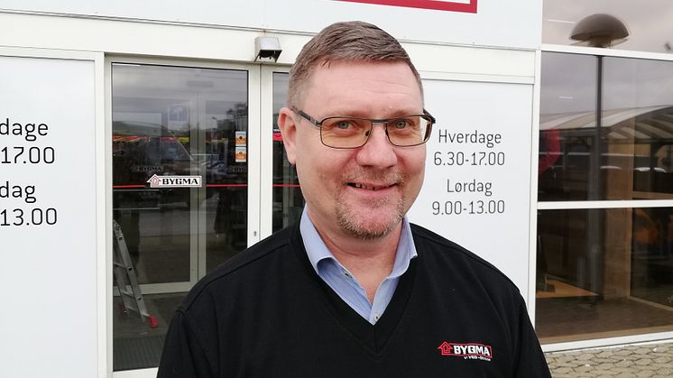 Torben Leth Rasmussen fra Bygma Silkeborg har 25 års jubilæum den 1. februar