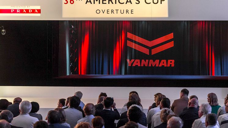 Image - YANMAR - YANMAR's role as 'Official Marine Supplier' is highlighted at the America's Cup press conference