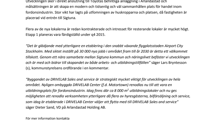 DRIVELAB Stockholm fortsätter växa