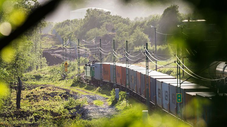 Fördelarna med järnvägen gör att efterfrågan på tågpendlar till norra Sverige har ökat. Bild: Göteborgs Hamn AB.
