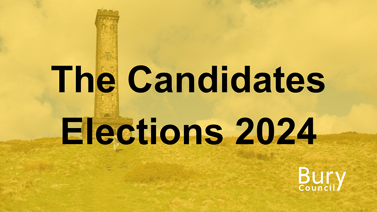 General Election - candidates in Bury confirmed