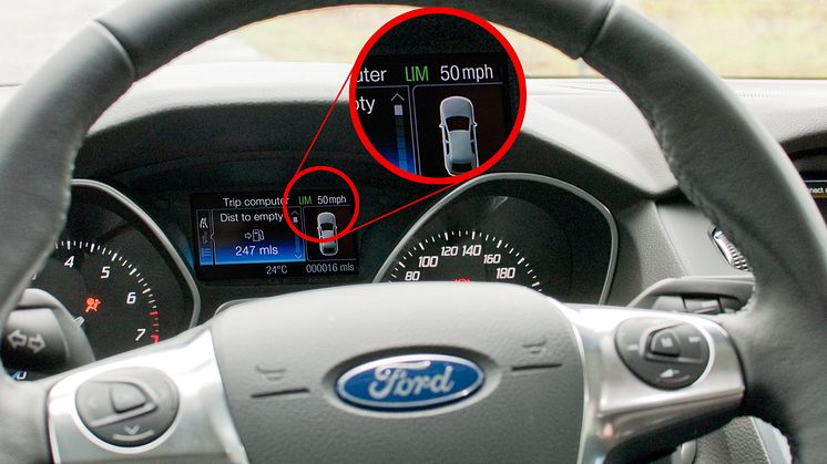 Undvik fortkörningsböter med Fords fartbegränsare