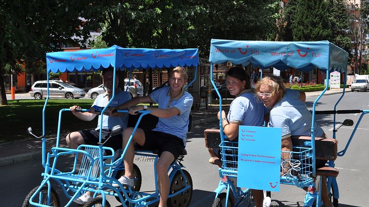 Rullande reseledarservice i Bulgarien: Tredje sommaren med cykelbil - för miljöns skull