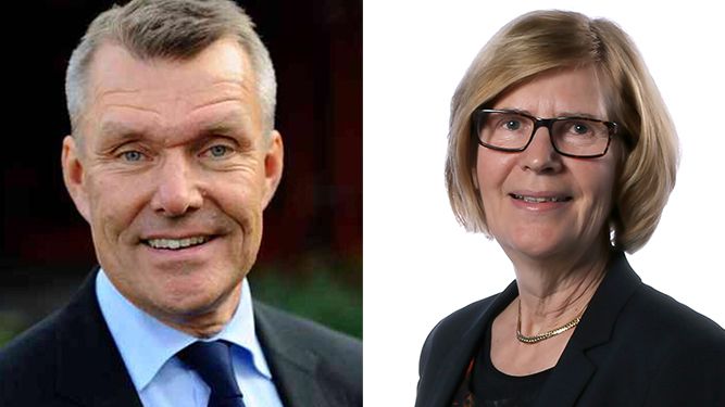 Lars-Eric Aaro och Stina Blombäck, två nya ledamöter till Wibax Styrelse.