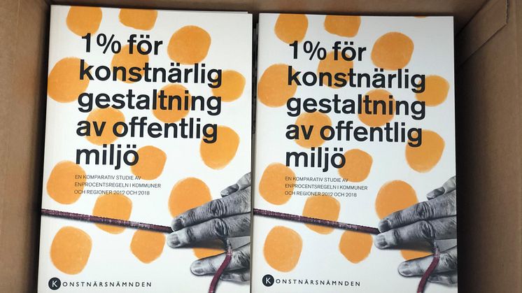 Ny rapport – 1% för konstnärlig gestaltning av offentlig miljö