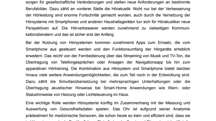 Wie bitte? war gestern – das haben Hörakustik und Kommunikationsberatung gemeinsam
