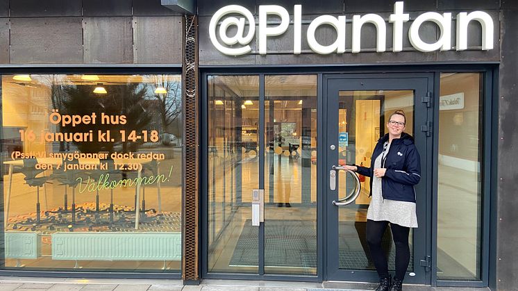 Marie Bernhold, koordinator på @Plantan hälsar välkommen.
