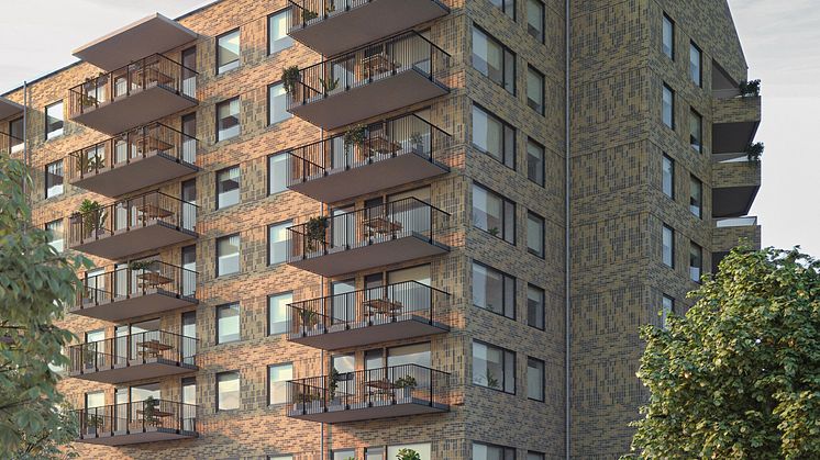 Allmogekulturen. 44 nya bostäder på Vallby.