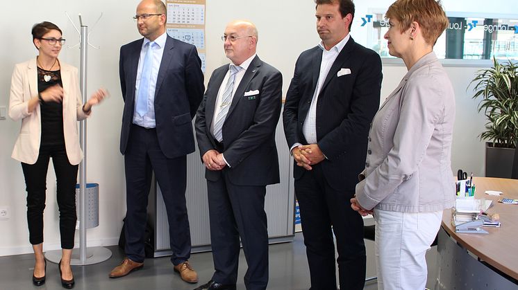 Brandenburgs Wissenschaftsministerin Dr. Martina Münch am 6. Juli 2016 zu Arbeitsbesuch an der Technischen Hochschule Wildau