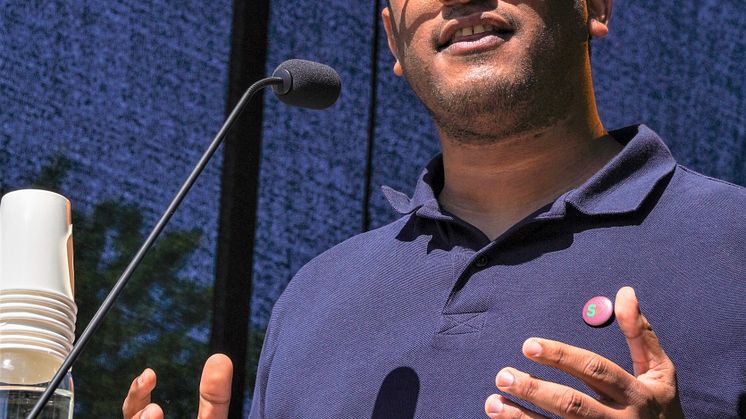 byråd for kultur, idrett og frivillighet, Omar Samy Gamal. Åpning Klosterenga park