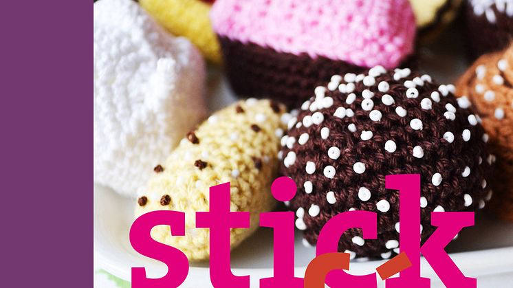 Ny bok: Stickcafé -- kakor, bullar och tårtor att virka och baka
