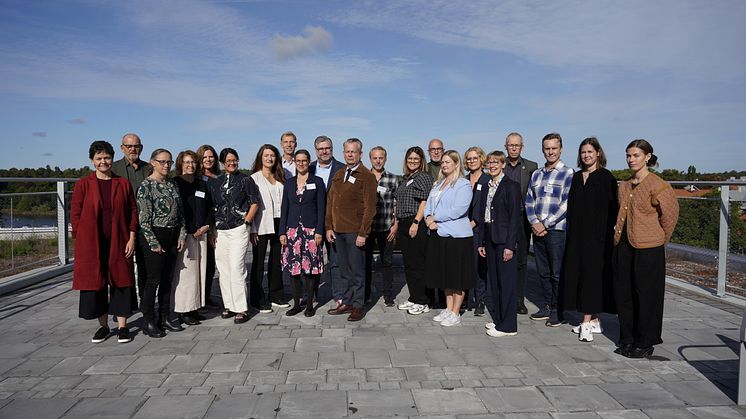 De fackliga ledarna och föreläsarna vid kursen samlade vid första träffen.Foto: Minda Holm, Stockholm Resilience Centre.