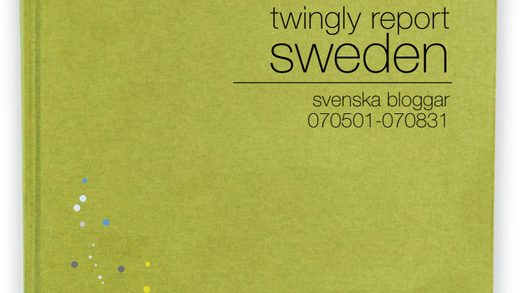 Twingly Report Sweden November 2007