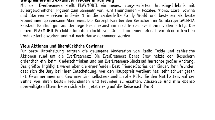 Plötzlich Paris! Große Überraschung beim PLAYMOBIL-Event in Nürnberg