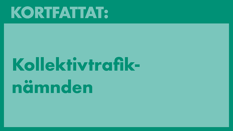 Nyhetsnotiser från kollektivtrafiknämndens sammanträde med ett urval av de politiska besluten.