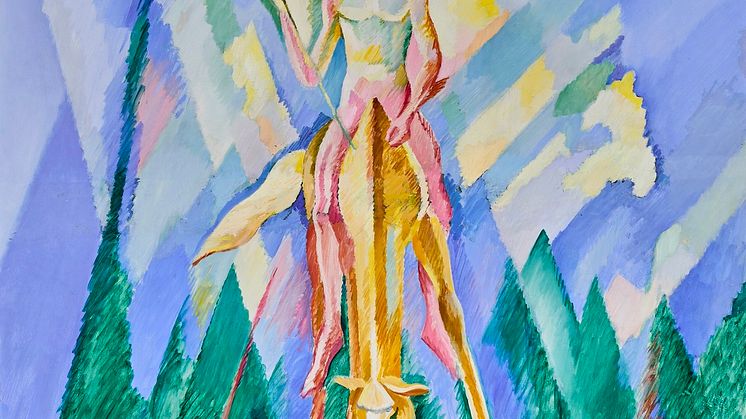 William Scharff- Rytter. Sign. W. Scharff 1921. Olie på plade. 145 x 145. – stor.jpeg
