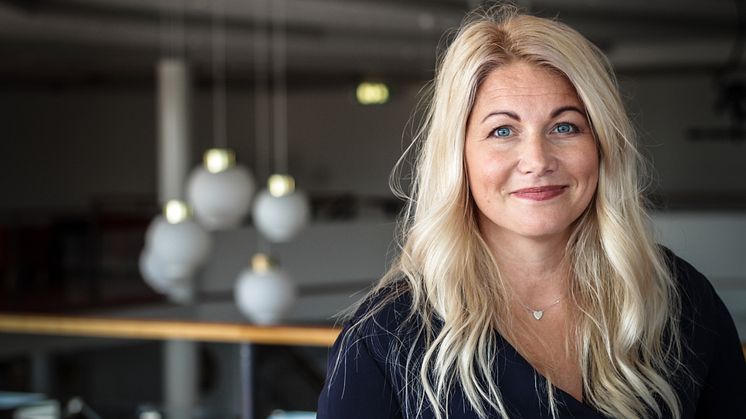 Lina Björk Larsson, marknadskoordinator på Folkparken