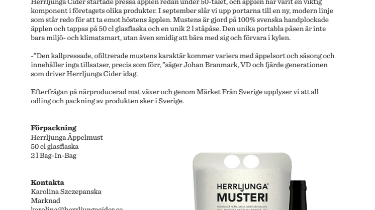 Herrljunga Musteri i ny tappning