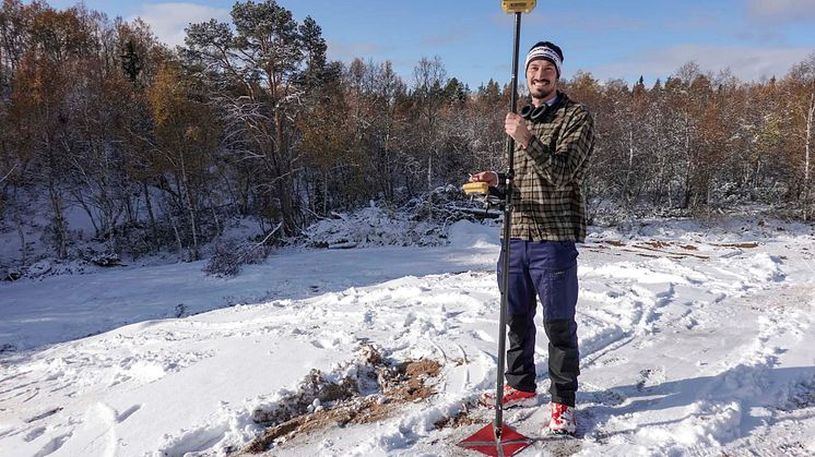 Utbildningen genomfördes av Erik Melin Söderström, längdskidåkaren som också har en masterexamen i klimatförändringar från studier i Alaska och Köpenhamn. Fotograf: Gabriella Edebo