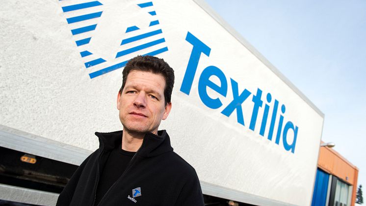 Abraham Janssen, transport- och underhållsansvarig Textilia Örebro