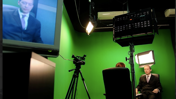 On-camera interview practice