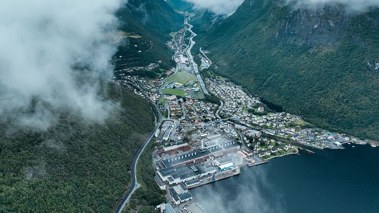 Hydro Aluminiums anläggning i Høyanger