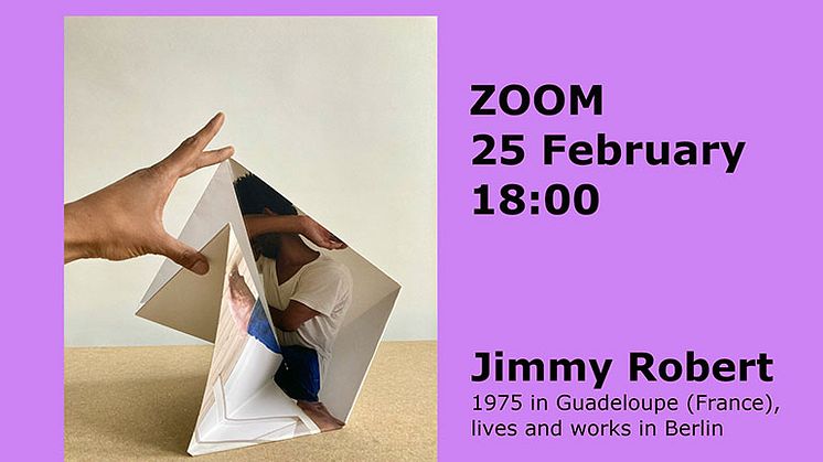Welcome to a zoomed artist talk with Jimmy Robert