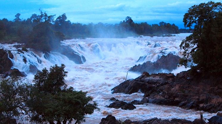 Khone Falls in Lao PDR.