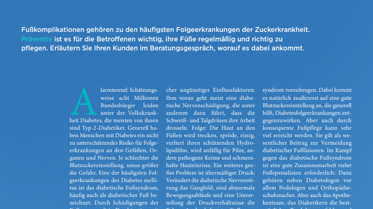 Was Diabetiker brauchen