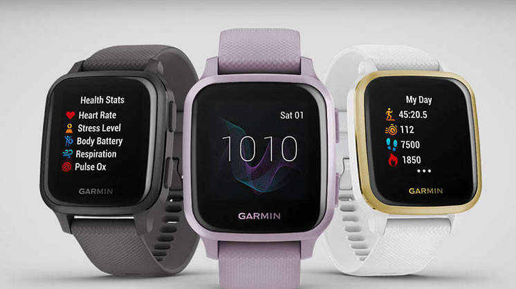 GARMIN® VENU® SQ GPS-ÄLYKELLO  SOVELTUU KAIKKEEN LIIKUNTAAN