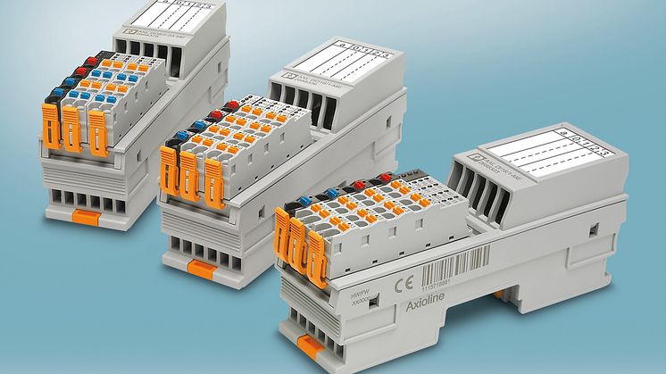 Nya kompakta IO-moduler för analoga och temperatursignaler