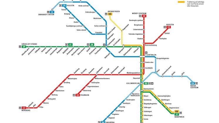 Tunnelbaneutbyggnad får högsta betyg i hållbarhet