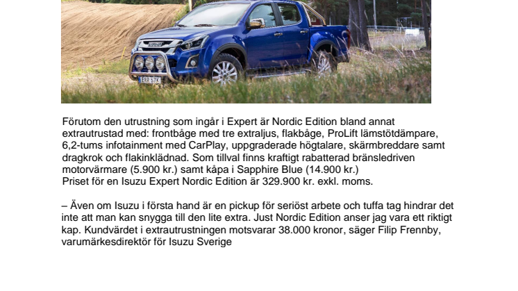 Isuzu Expert Nordic Edition
