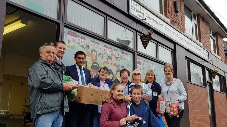 Food bank set up in Bury following public vote