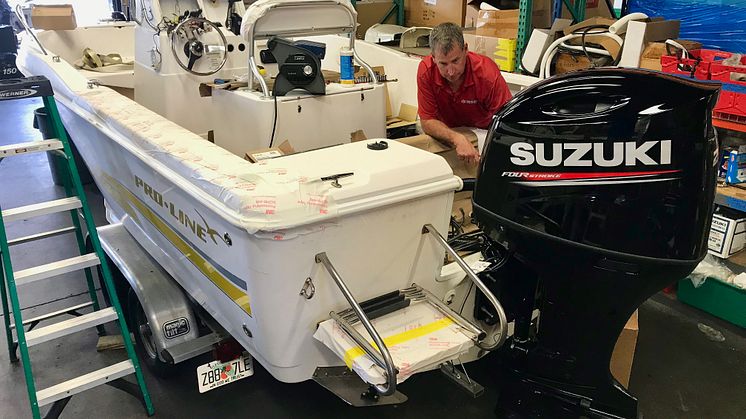 Mastry Engine Centers are offering boaters the chance to 'Go Green' by trading in their older two stroke outboard when upgrading to a Suzuki four-stroke outboard