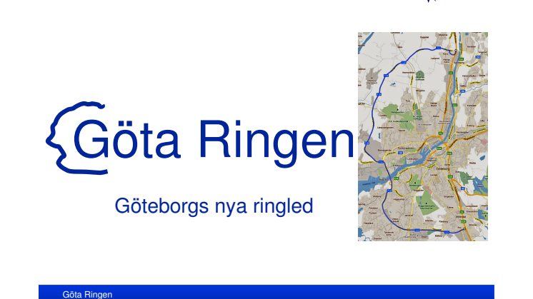 Göta Ringen - Göteborgs nya ringled