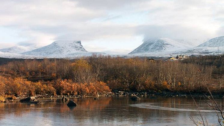 Lapporten sedd från Abisko naturvetenskapliga station