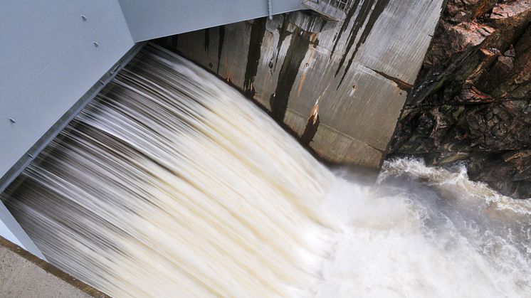 Illustrasjonsbilde: Kraftproduksjonen ved Hunsfoss kraftstasjon i Vennesla, Vest-Agder