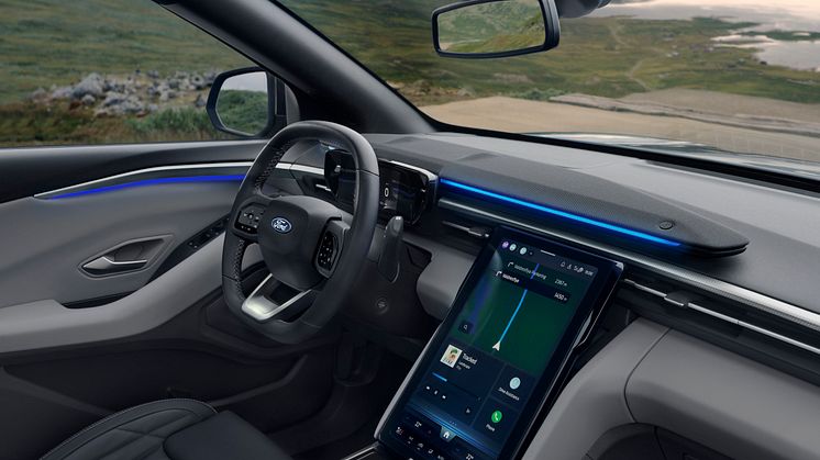 2023 Ford Ny elektrisk Explorer bilder fra Norge (12)