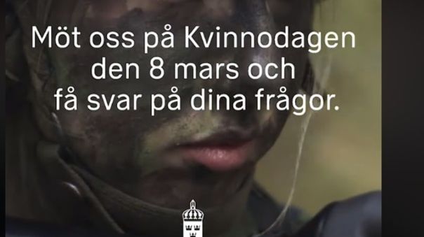 Försvarsmakten uppmärksammar kvinnor på kvinnodagen