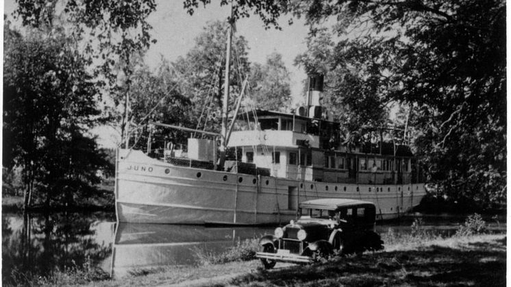 Pressbild - Göta Kanal - m/s Juno historisk bild
