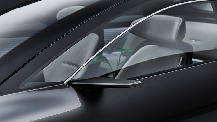 Audi grandsphere concept - detalje med vinkel på vindue