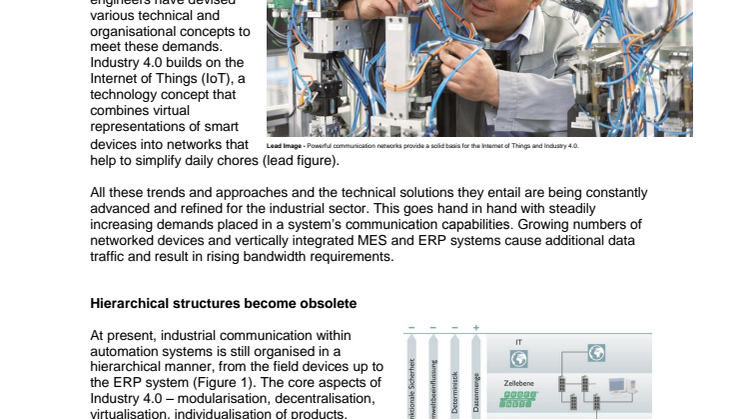 Internet of Things: Communication networks for Industry 4.0