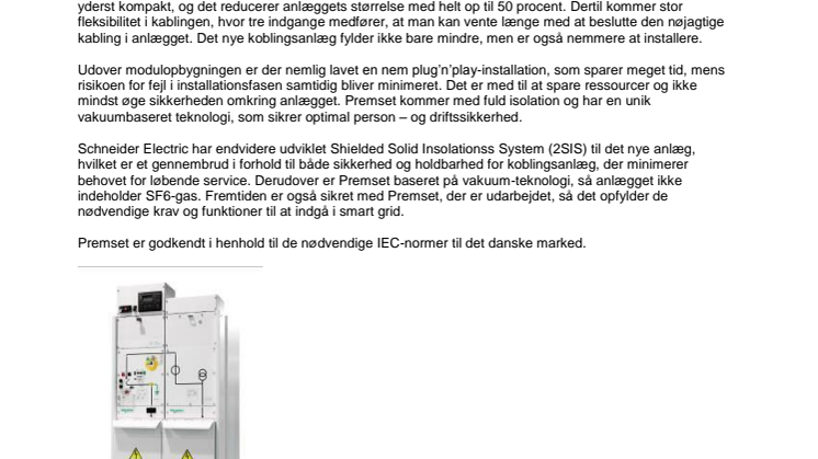 Premset fremtidens koblingsanlag (DK)