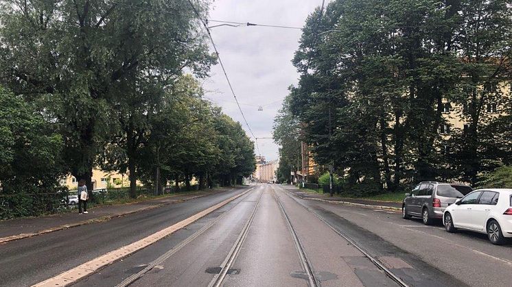Grefsenveien nedre_Grefsenveien nedenfor Storokrysset