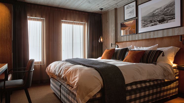 Niehku Mountain Villa vid Riksgränsen.