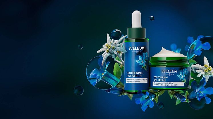 Weledan uusi kypsälle iholle suunniteltu Contouring Face Care -sarja kiinteyttää ihoa tehokkaasti.