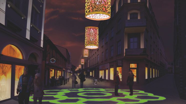 Drömljus fredag – disco på Kullagatan